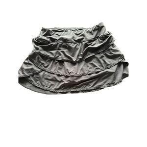 IDEOLOGY Tiered Layered Skort Skirt black-Size medium -TENNIS SHORTS skort ruffl